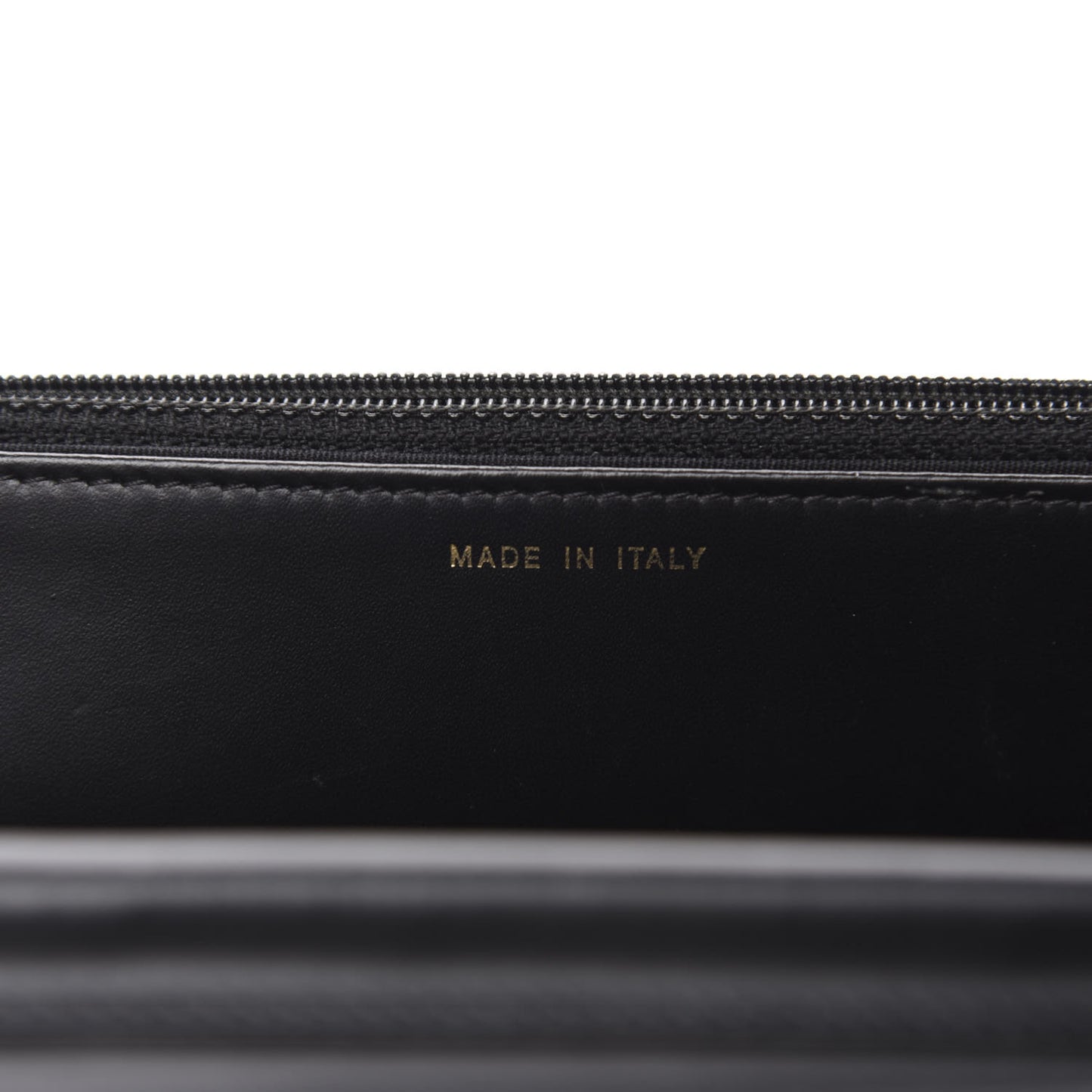 Patent Calfskin Quilted Boy Wallet On Chain WOC Black