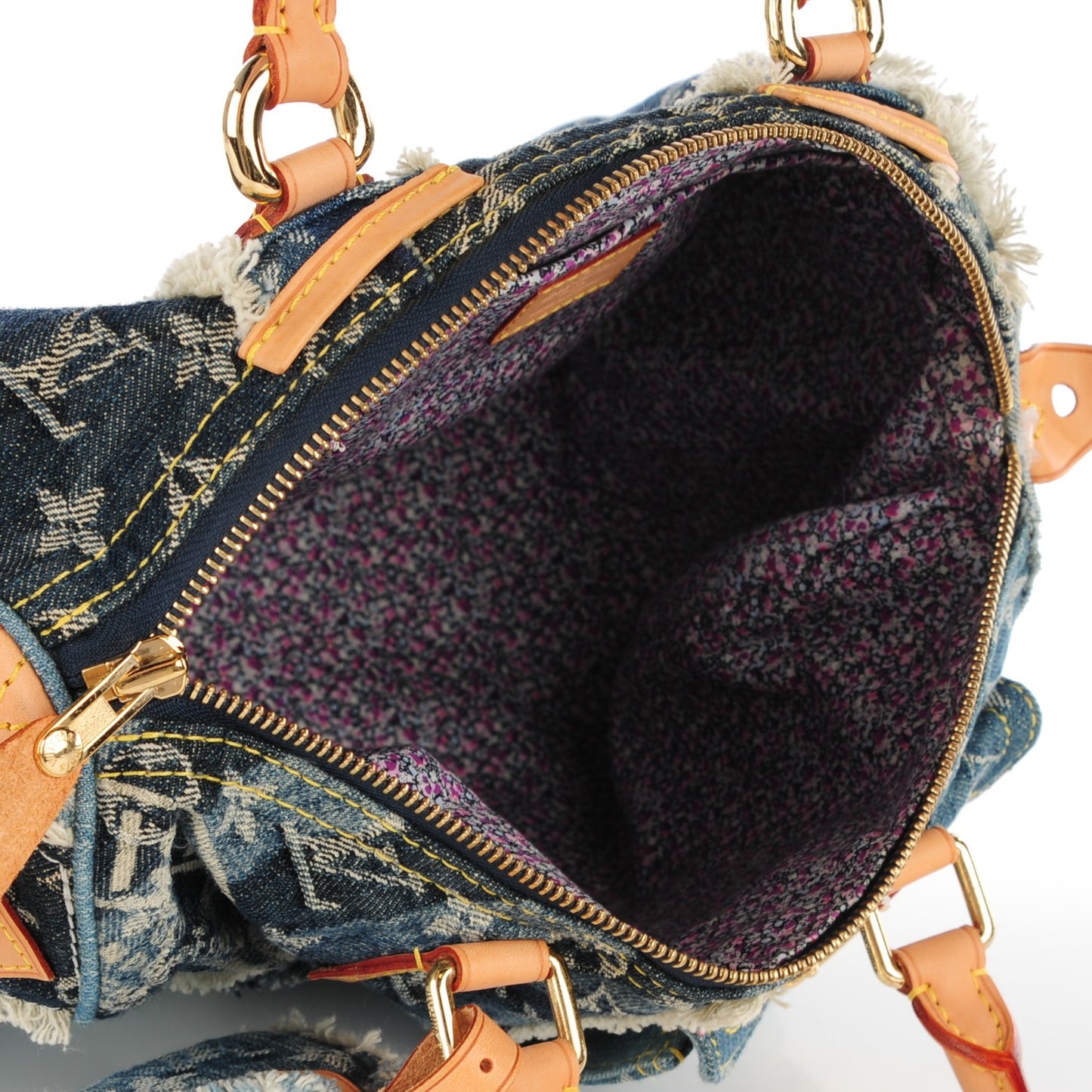 Denim Patchwork Speedy 30 Blue