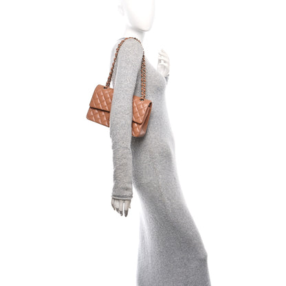 Chanel Lambskin Quilted Medium Double Flap Brown 2 of 13