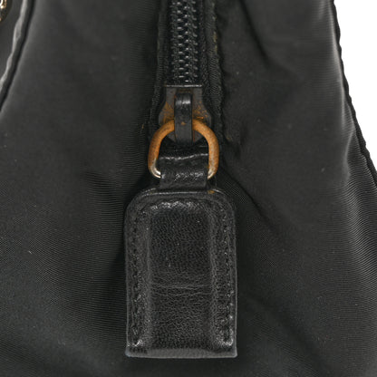 Prada Tessuto Nylon Acciaio Chain Shoulder Bag Black 15 of 15