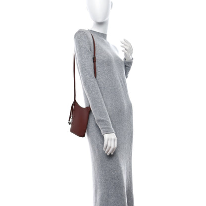 Loro Piana Grained Calfskin Bale Phone Case Kummel 2 of 8