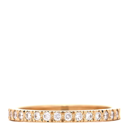 Tiffany 18K Yellow Gold Diamond Novo Half Circle Band Ring 50 5.5 1 of 4