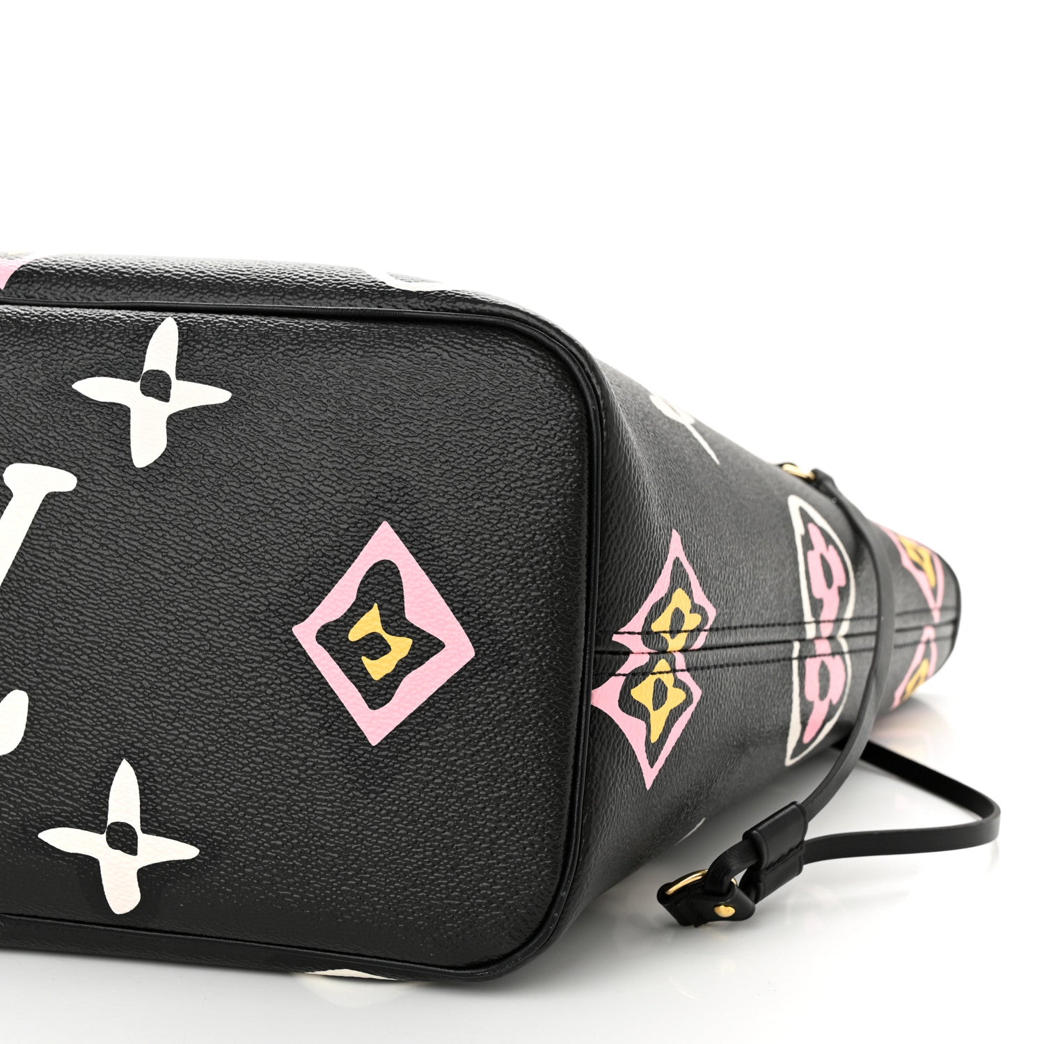 Louis Vuitton Monogram Giant Wild at Heart Neverfull MM Black 9 of 9