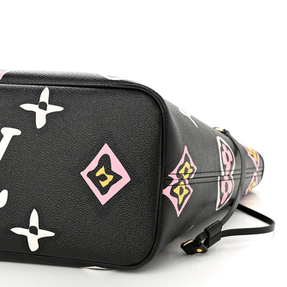 Louis Vuitton Monogram Giant Wild at Heart Neverfull MM Black 9 of 9