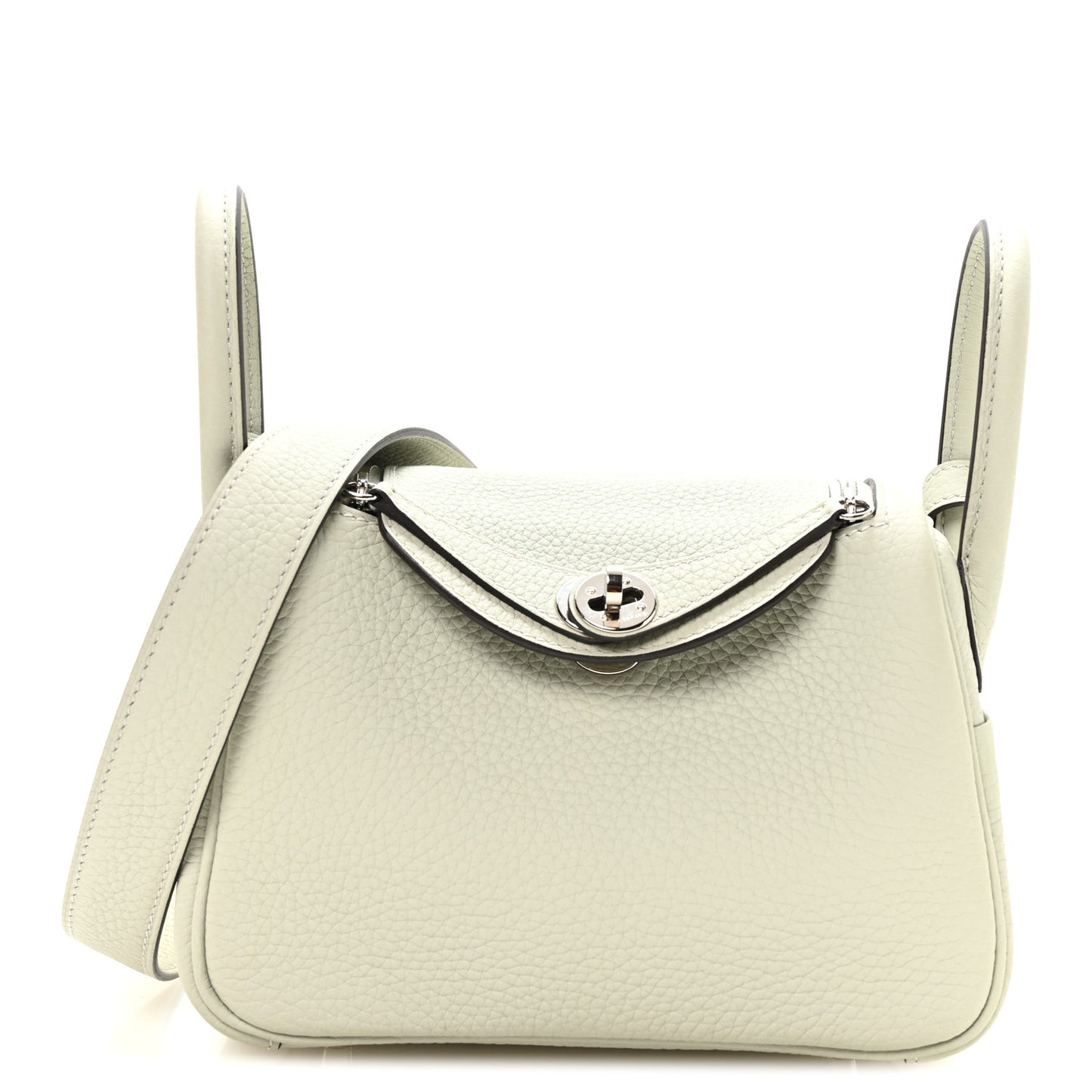 Taurillon Clemence Mini Lindy 20 Gris Neve