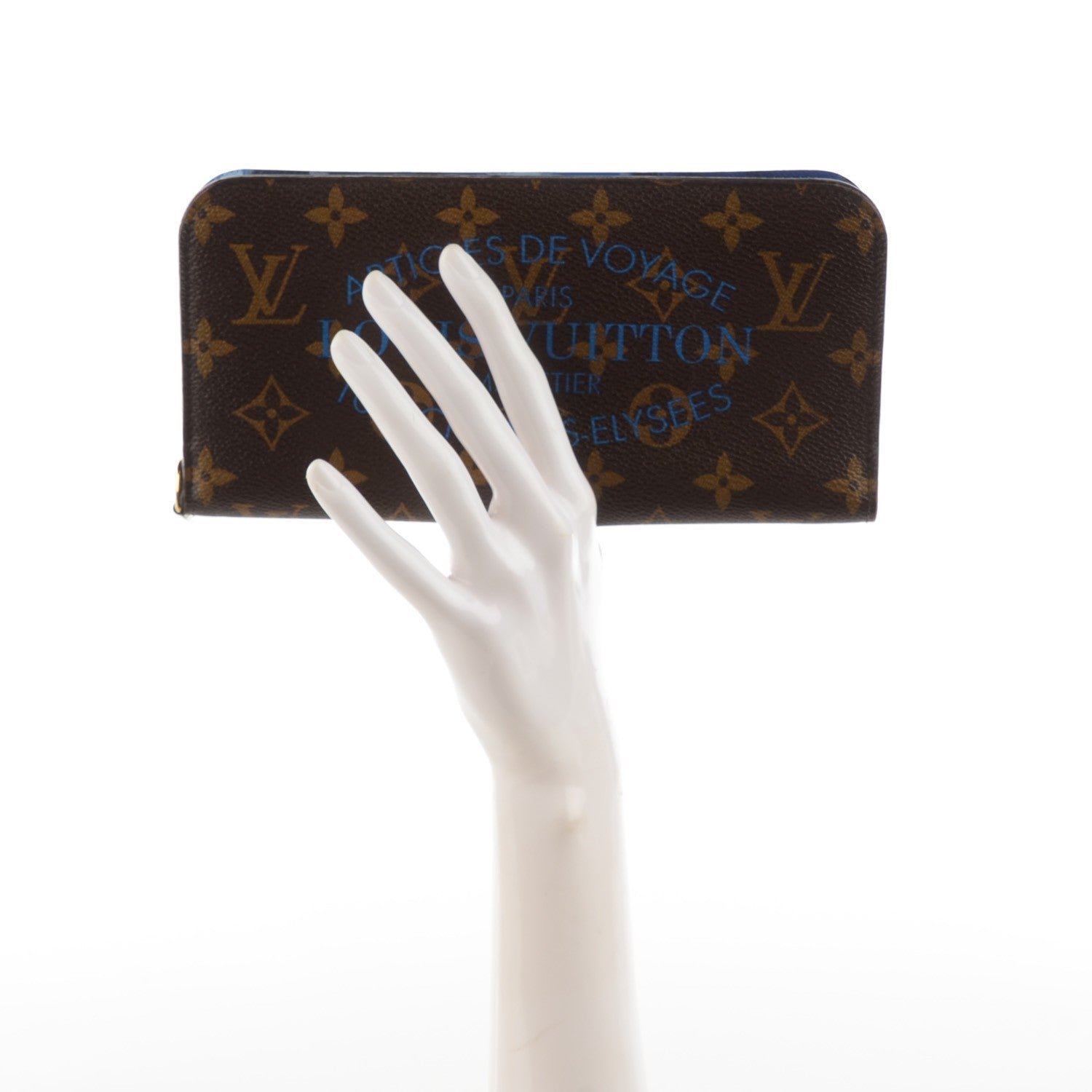 Louis Vuitton Monogram Articles de Voyage Ikat Insolite Wallet Grand Blue 2 of 7