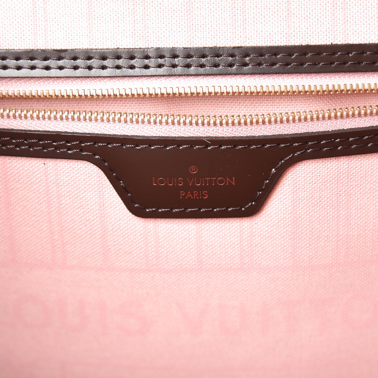 Damier Ebene Neo Neverfull MM Rose Ballerine