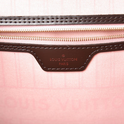 Louis Vuitton Damier Ebene Neo Neverfull MM Rose Ballerine 6 of 8
