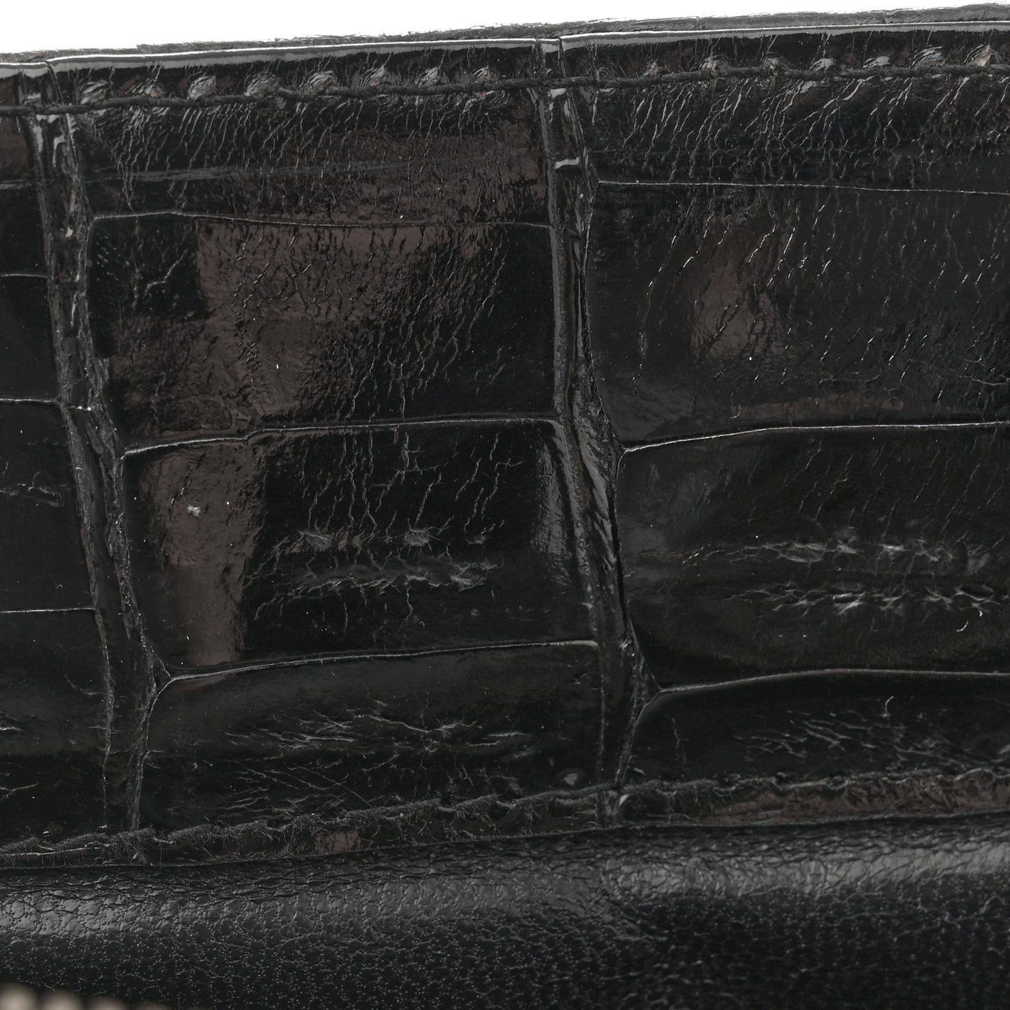 Alligator Tote Black