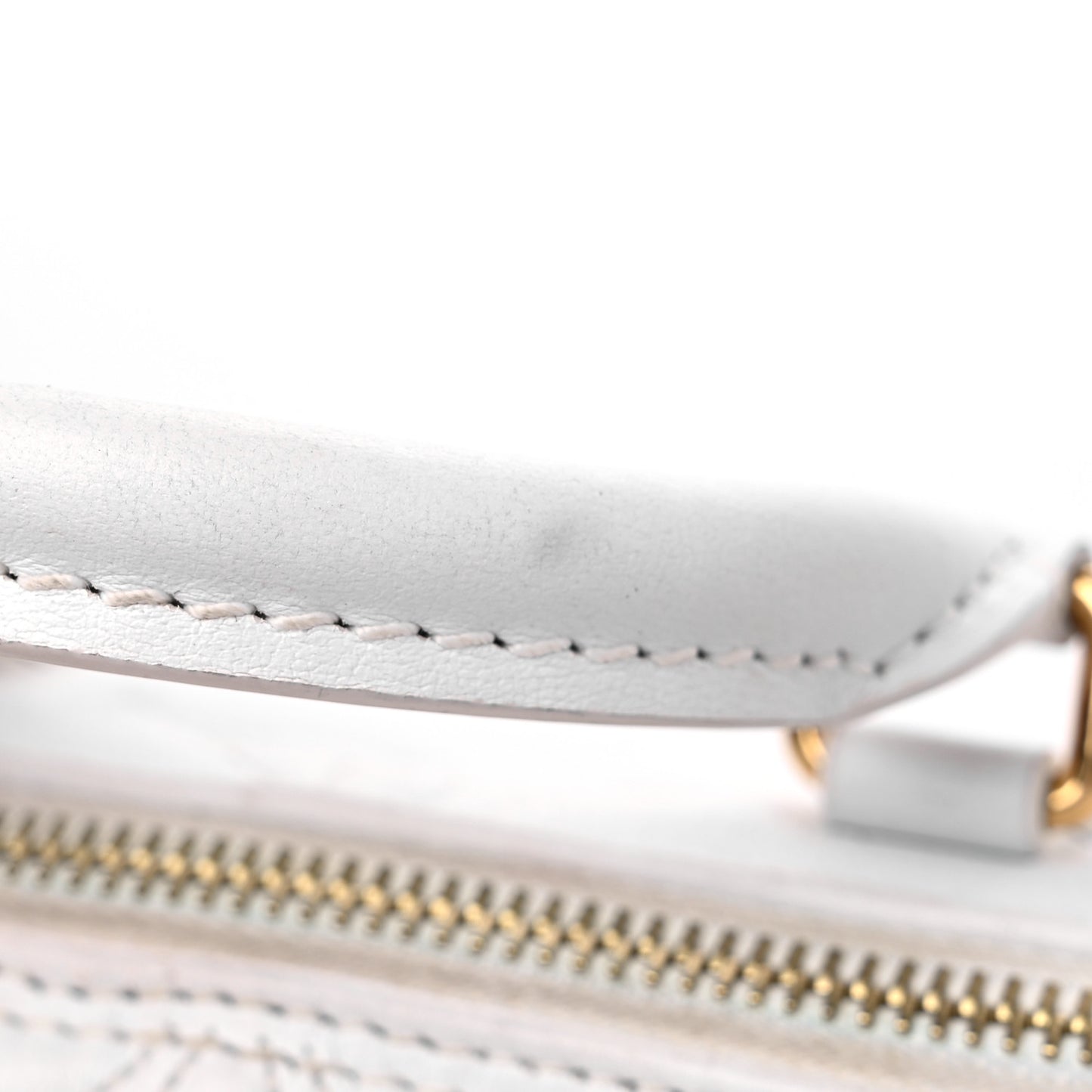 Calfskin Bubblegram Papillon BB Snow White