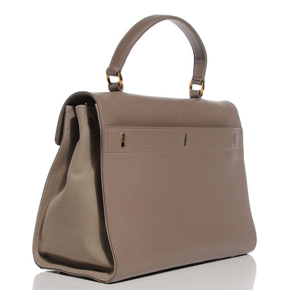 Saint Laurent Calfskin Muse Medium Two Grey 3 of 8