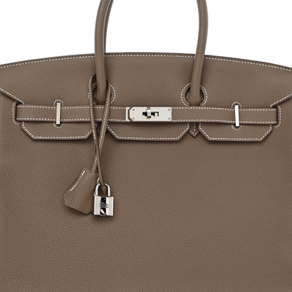 Hermes Togo Birkin 35 Etoupe 8 of 13