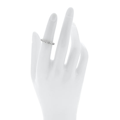 Tiffany Platinum Diamond 3mm Half Circle Wedding Band Ring 49 5 2 of 6