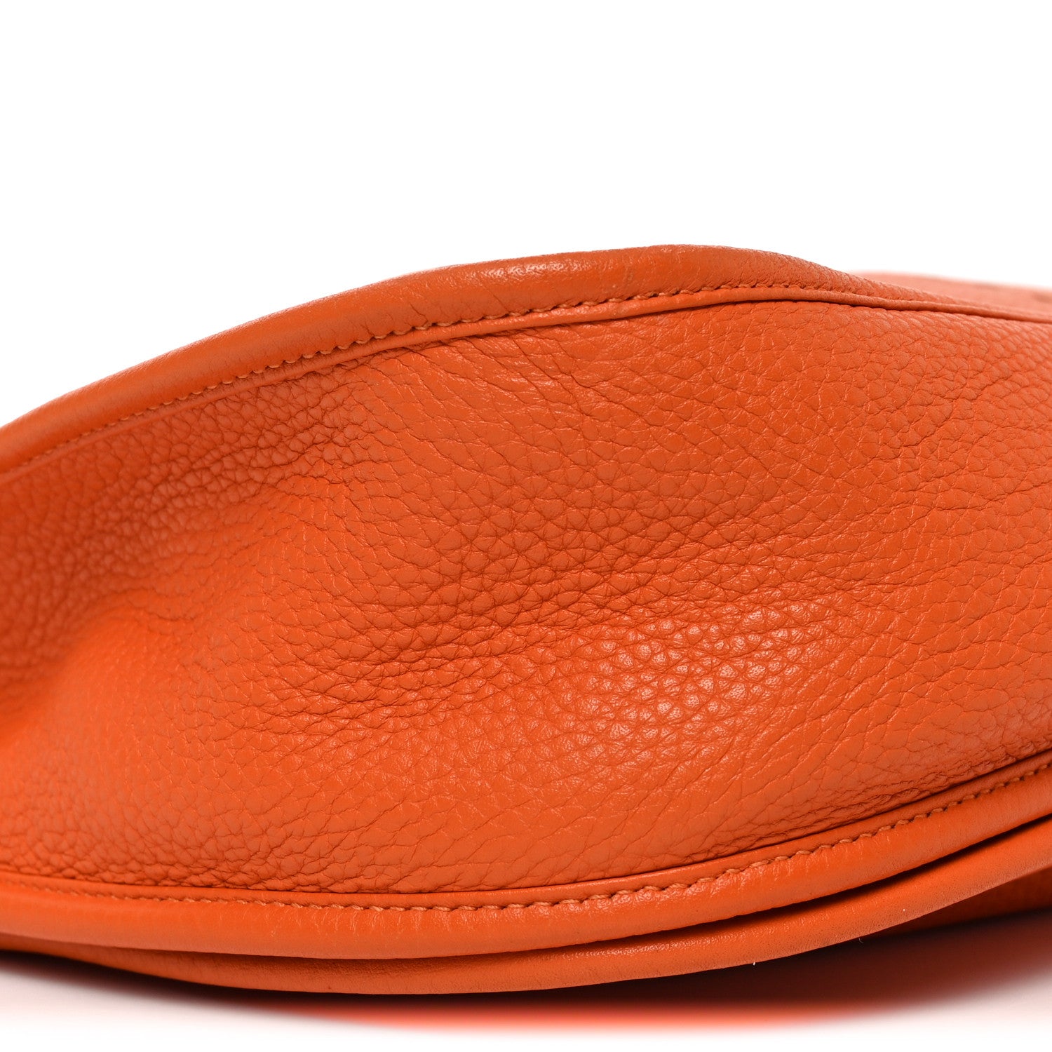 Hermes Taurillon Clemence Evelyne III GM Orange 8 of 10