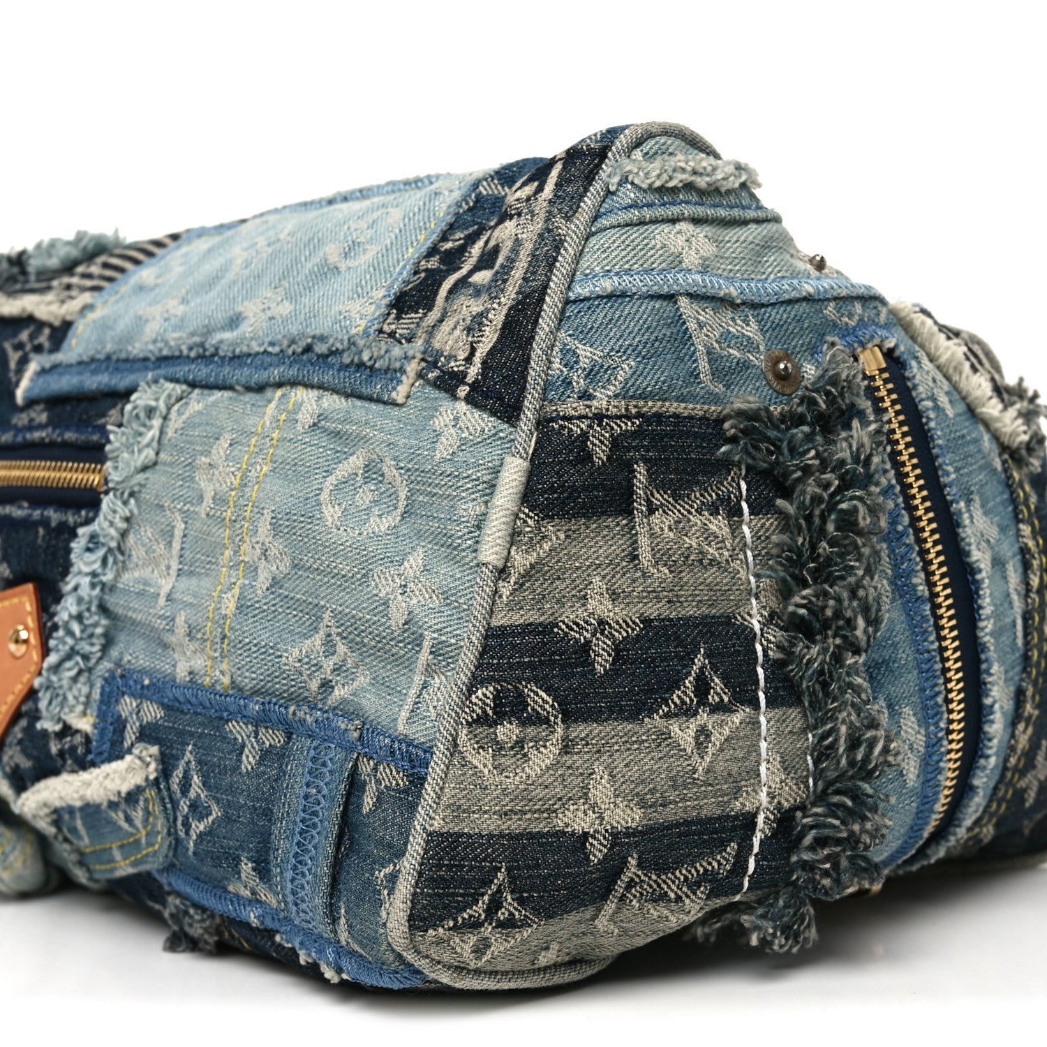 Louis Vuitton Denim Patchwork Speedy 30 Blue 1874509 – FASHIONPHILE