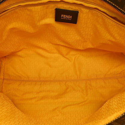 Fendi Zucca Spalmati Small Roll Tote Tobacco Yellow 5 of 11