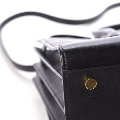 Saint Laurent Grained Calfskin Small Sac De Jour Black 12 of 13