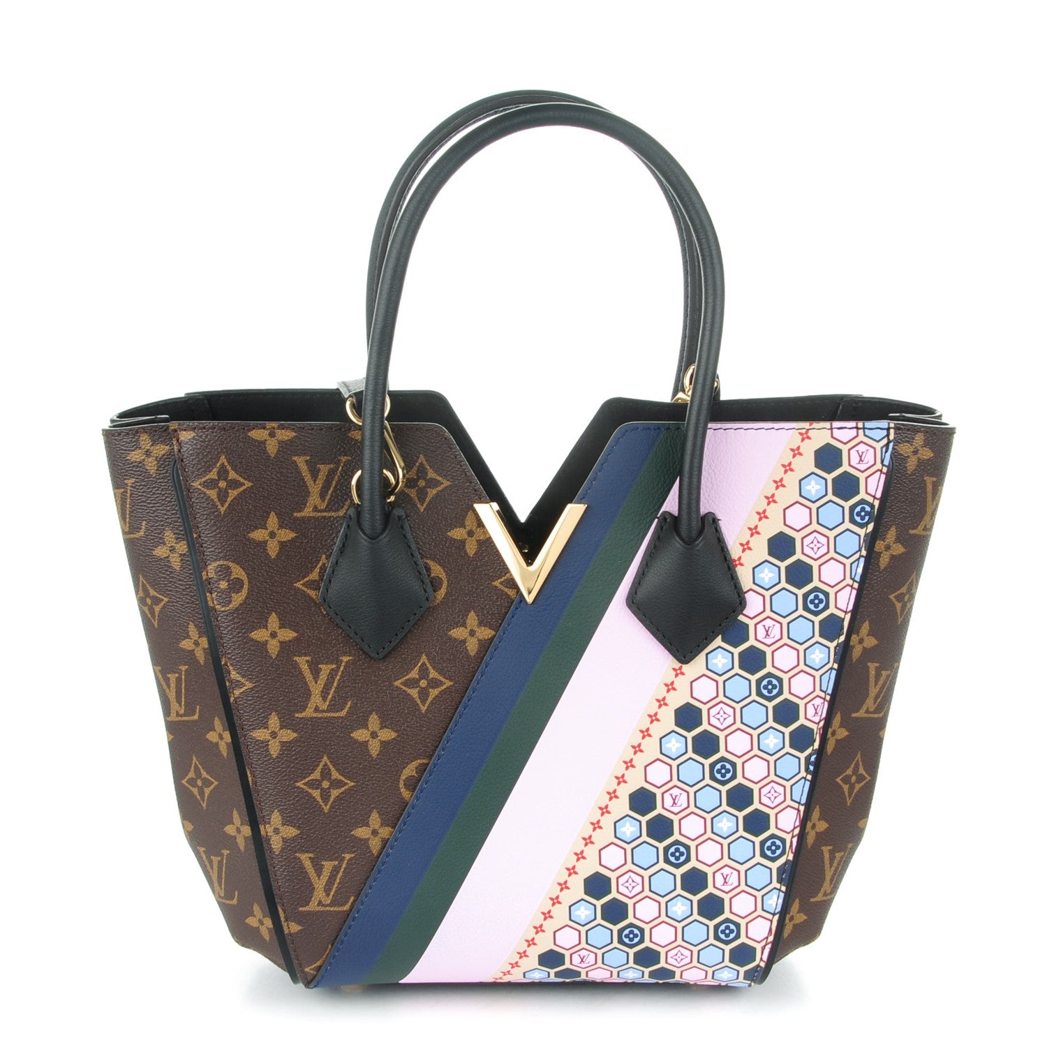 Louis Vuitton Calfskin Monogram Kimono Tote PM Rose 1 of 7