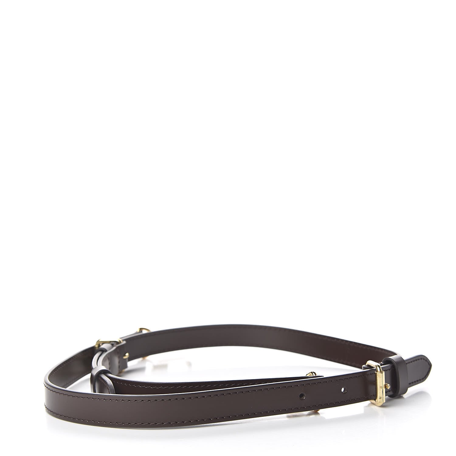Louis Vuitton Calfskin Adjustable Speedy Bandouliere Shoulder Strap Brown 2 of 3