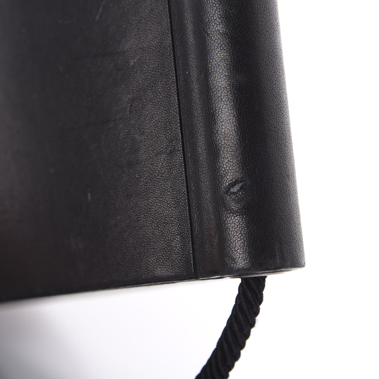 Lambskin Monogram Opyum Tassel Bag Black
