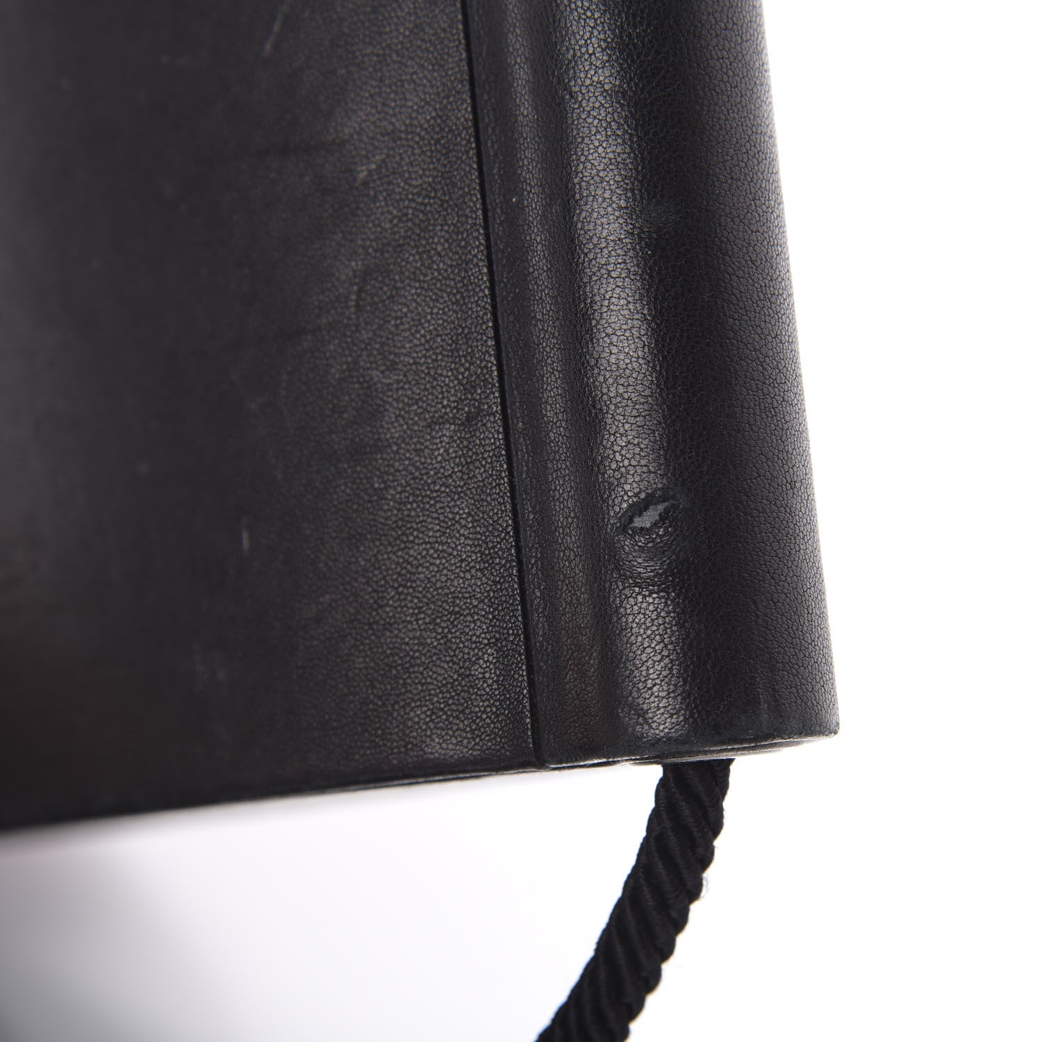 Saint Laurent Lambskin Monogram Opyum Tassel Bag Black 10 of 10
