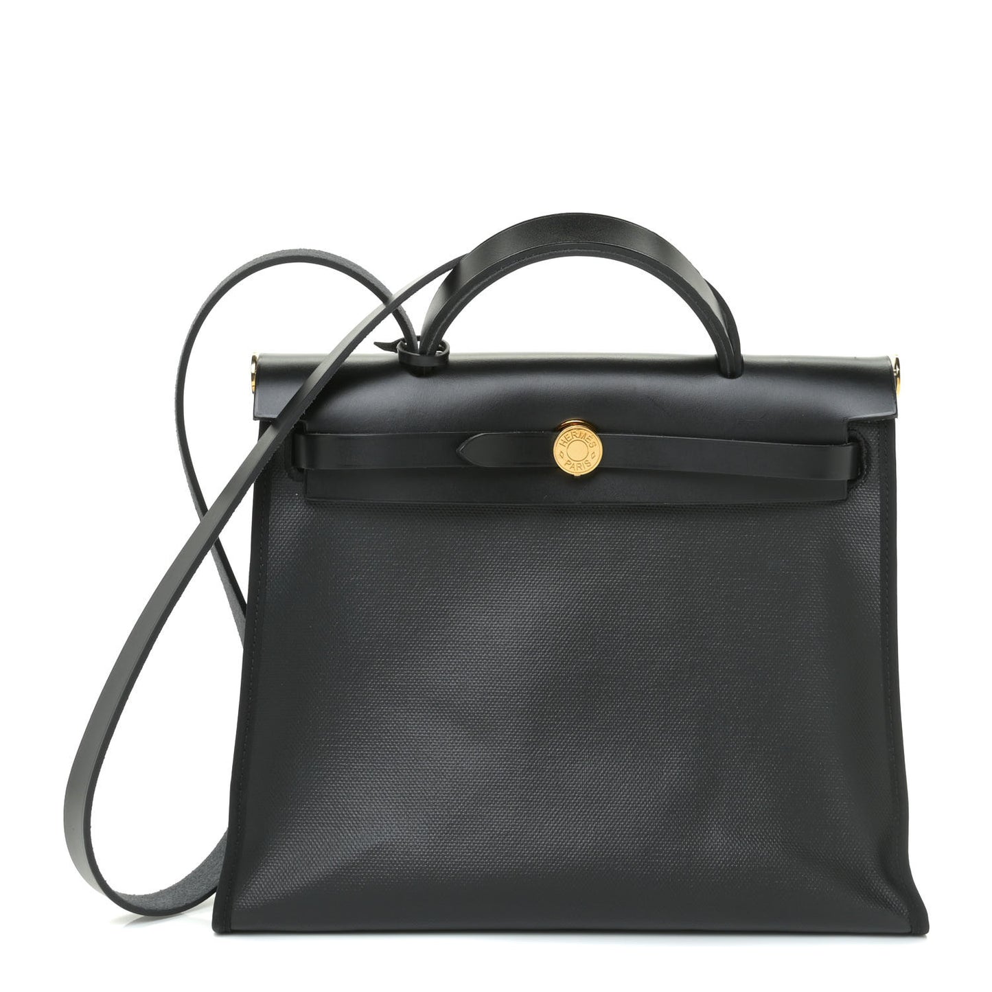 Toile H Berline Vache Hunter Herbag Zip PM 31 Black Ecru