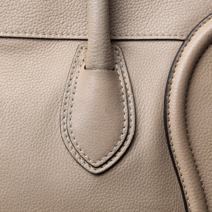 Celine Drummed Calfskin Mini Luggage Dune 10 of 18