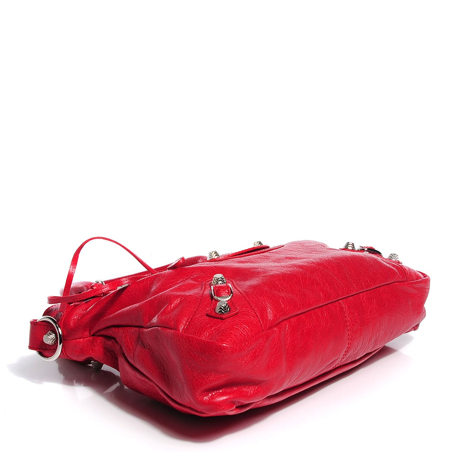 Agneau Giant 12 Silver Hardware Town Rouge Coquelicot