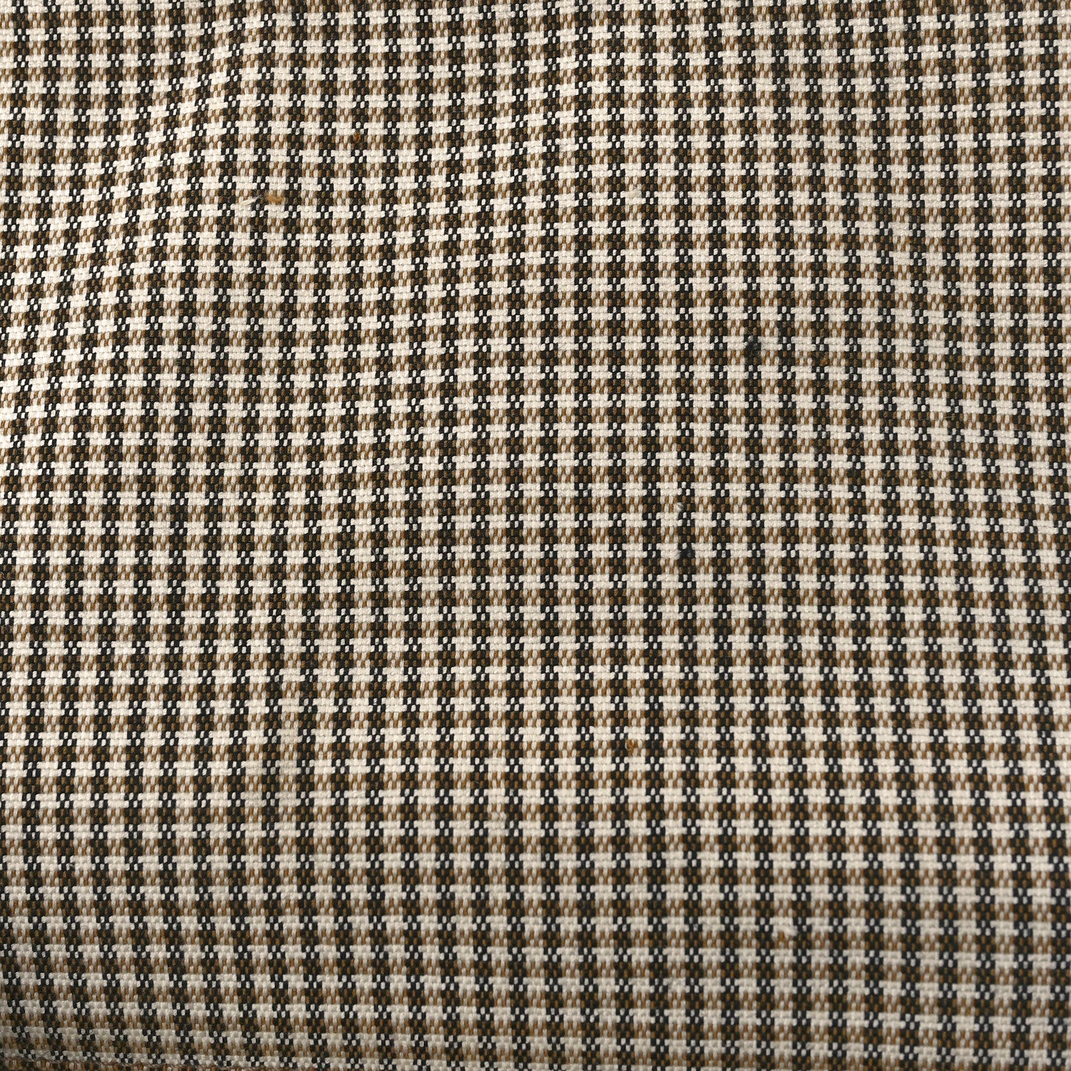 Fendi Wool Vitello King Houndstooth FF Embroidered Baguette Beige Moro 12 of 12