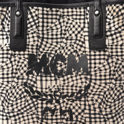 MCM Visetos Medium Liz Reversible Shopper Tote Black 16 of 16