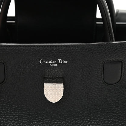 Christian Dior Grained Calfskin Medium Diorever Flap Black 6 of 13