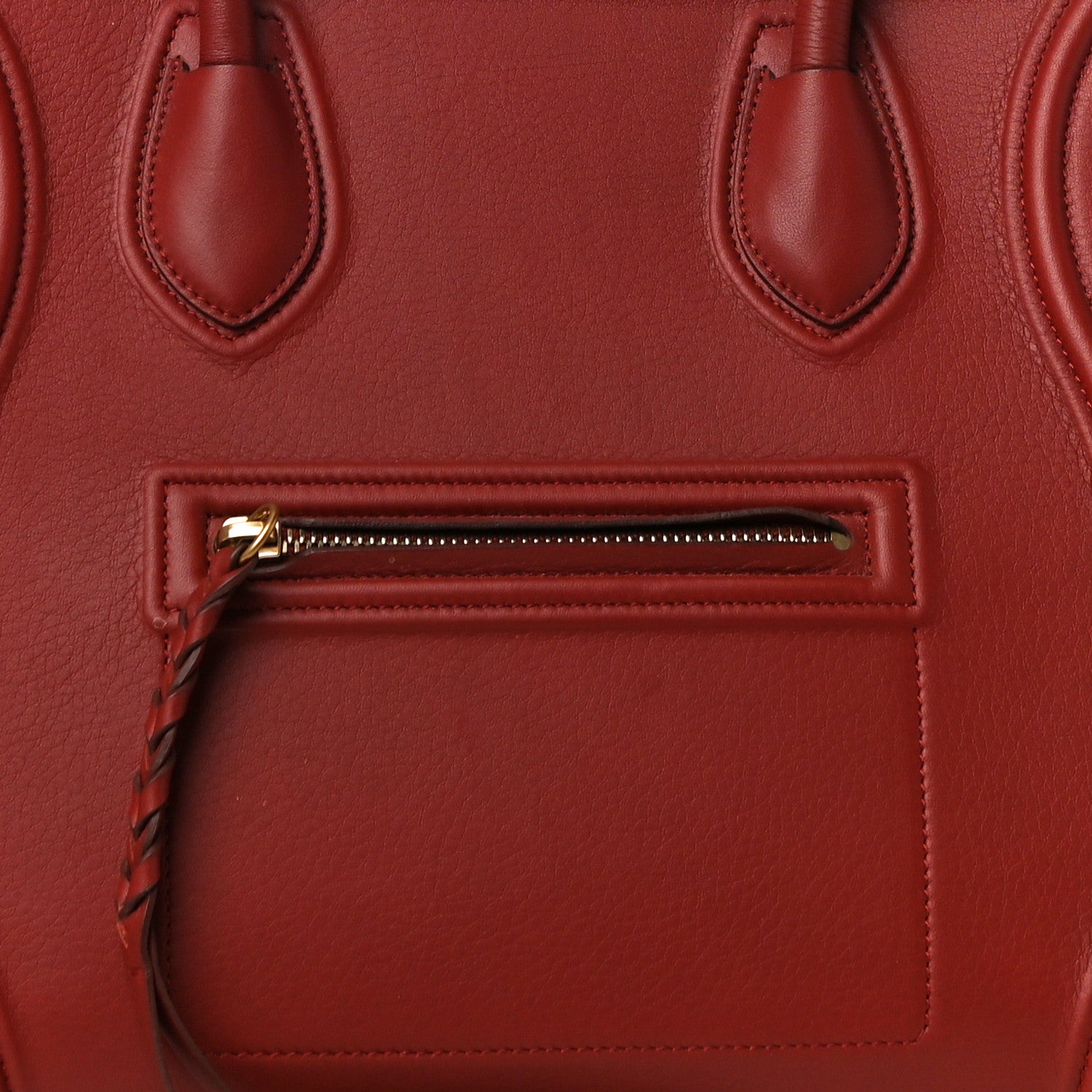 Celine Supple Calfskin Medium Phantom Luggage Red 9 of 9