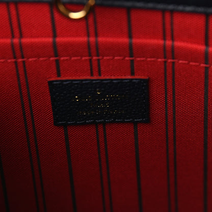 Louis Vuitton Empreinte Montaigne MM Marine Rouge 6 of 9