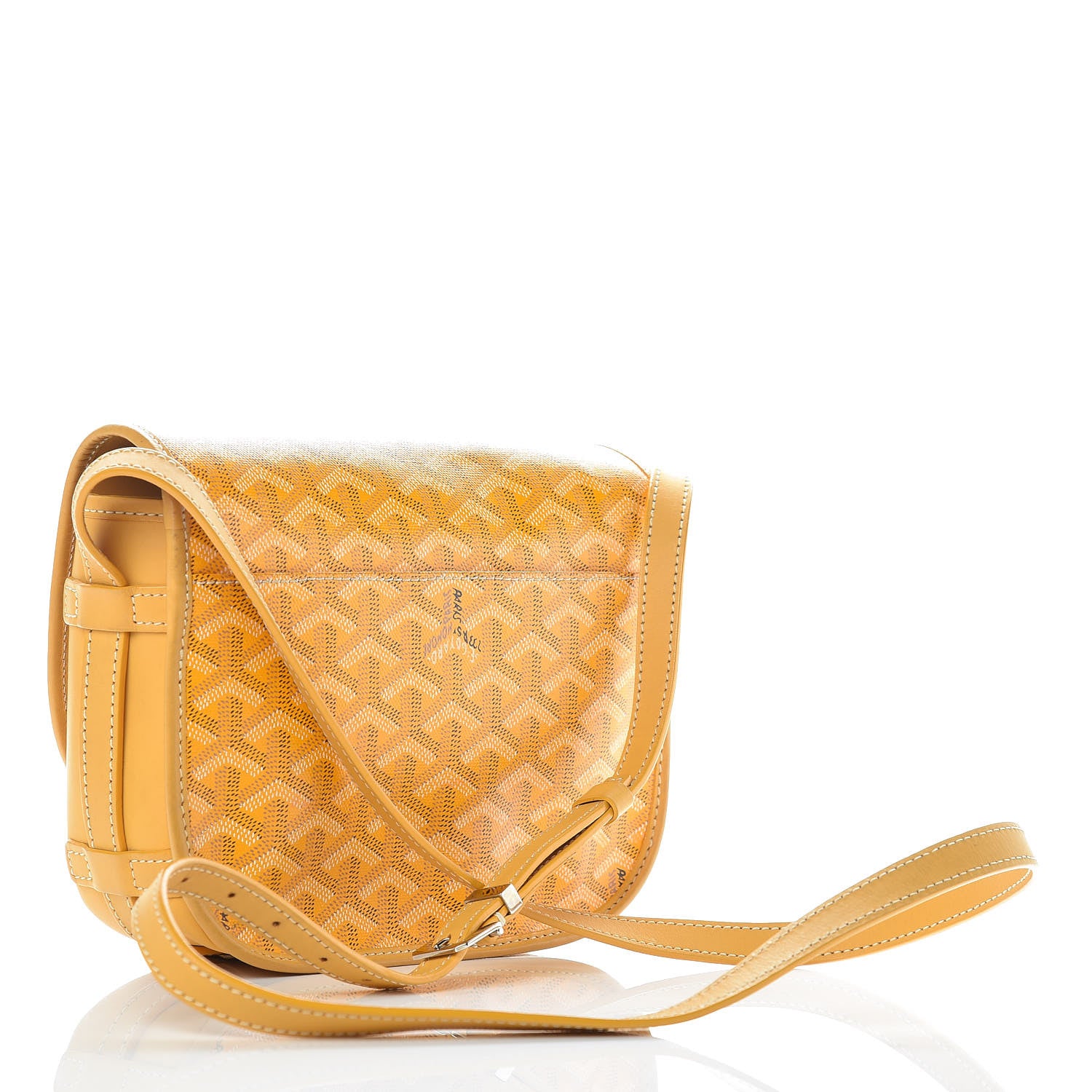 Goyard Goyardine Belvedere PM Messenger Bag Yellow 3 of 13