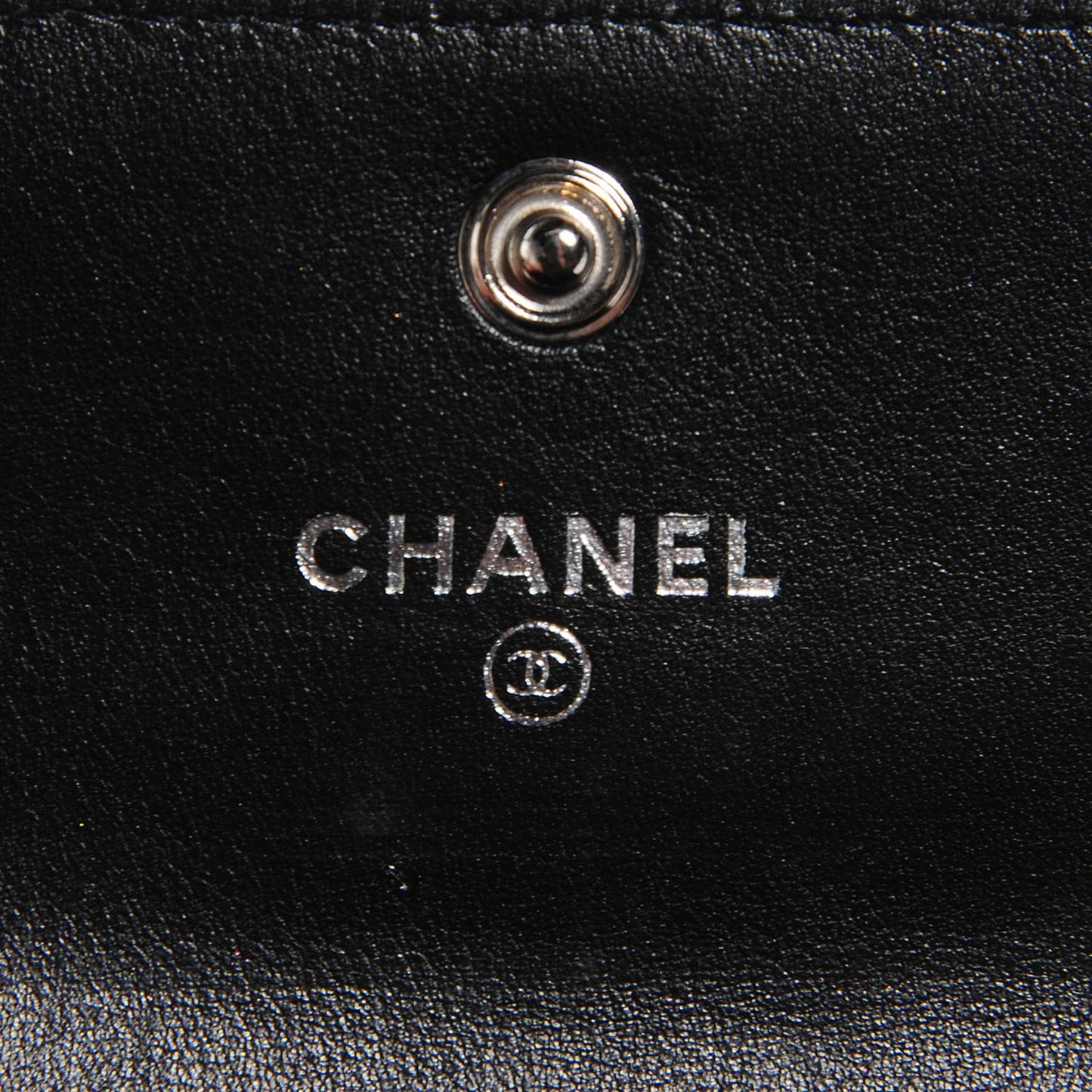 Caviar Timeless CC Flap Card Holder Black