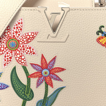 Louis Vuitton LV X YK Taurillon Inlaid Kusama Flowers BB Capucines  Quartz 7 of 9