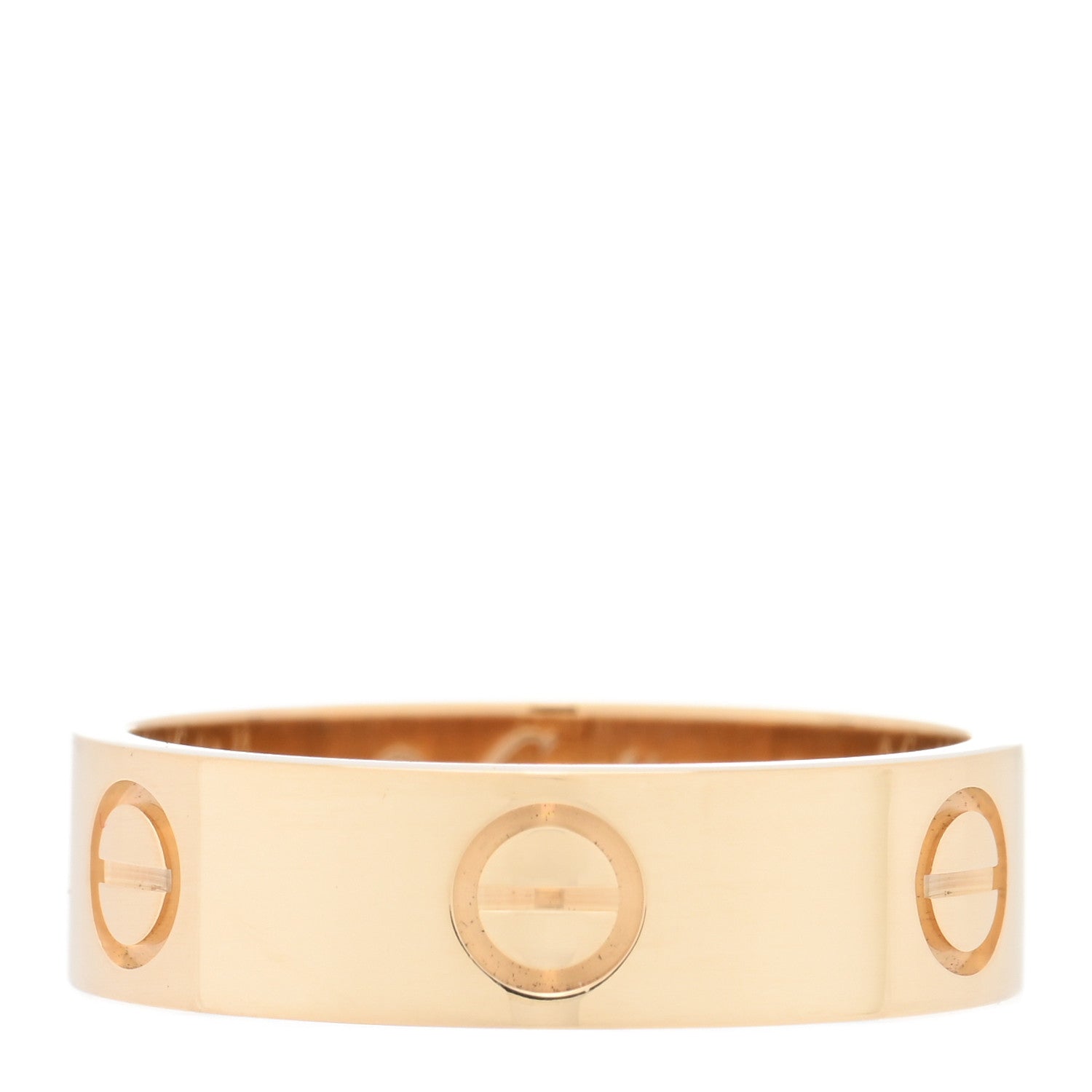 Cartier 18K Yellow Gold 5.5mm LOVE Ring 56 7.75 1 of 5
