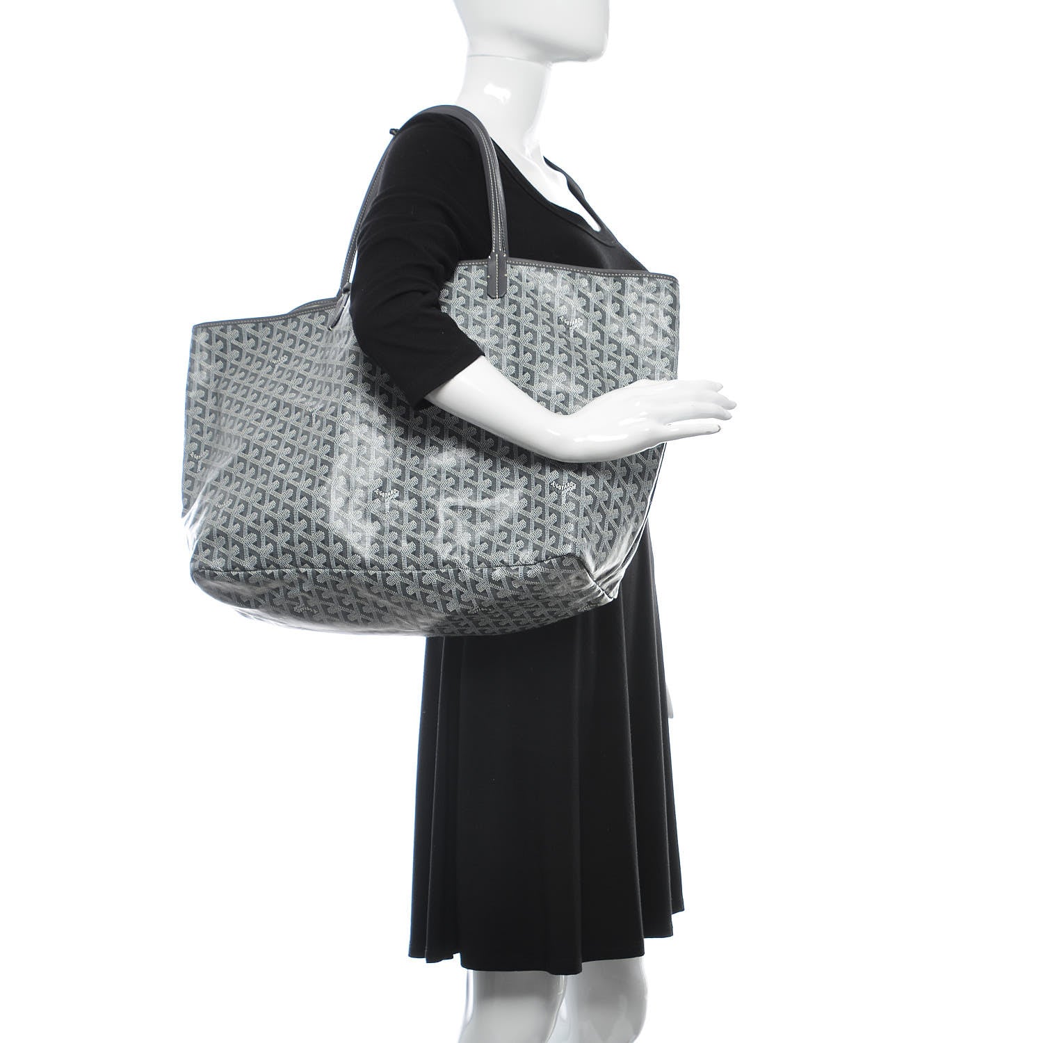 Goyard Goyardine Saint Louis GM Grey 2 of 11