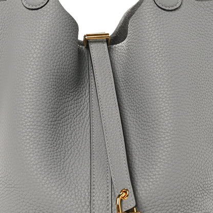 Hermes Taurillon Clemence Picotin Lock 22 MM Gris Pantin 8 of 12