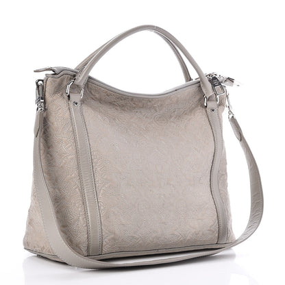 Louis Vuitton Monogram Lambskin Antheia IXIA PM Gris Clair 4 of 8