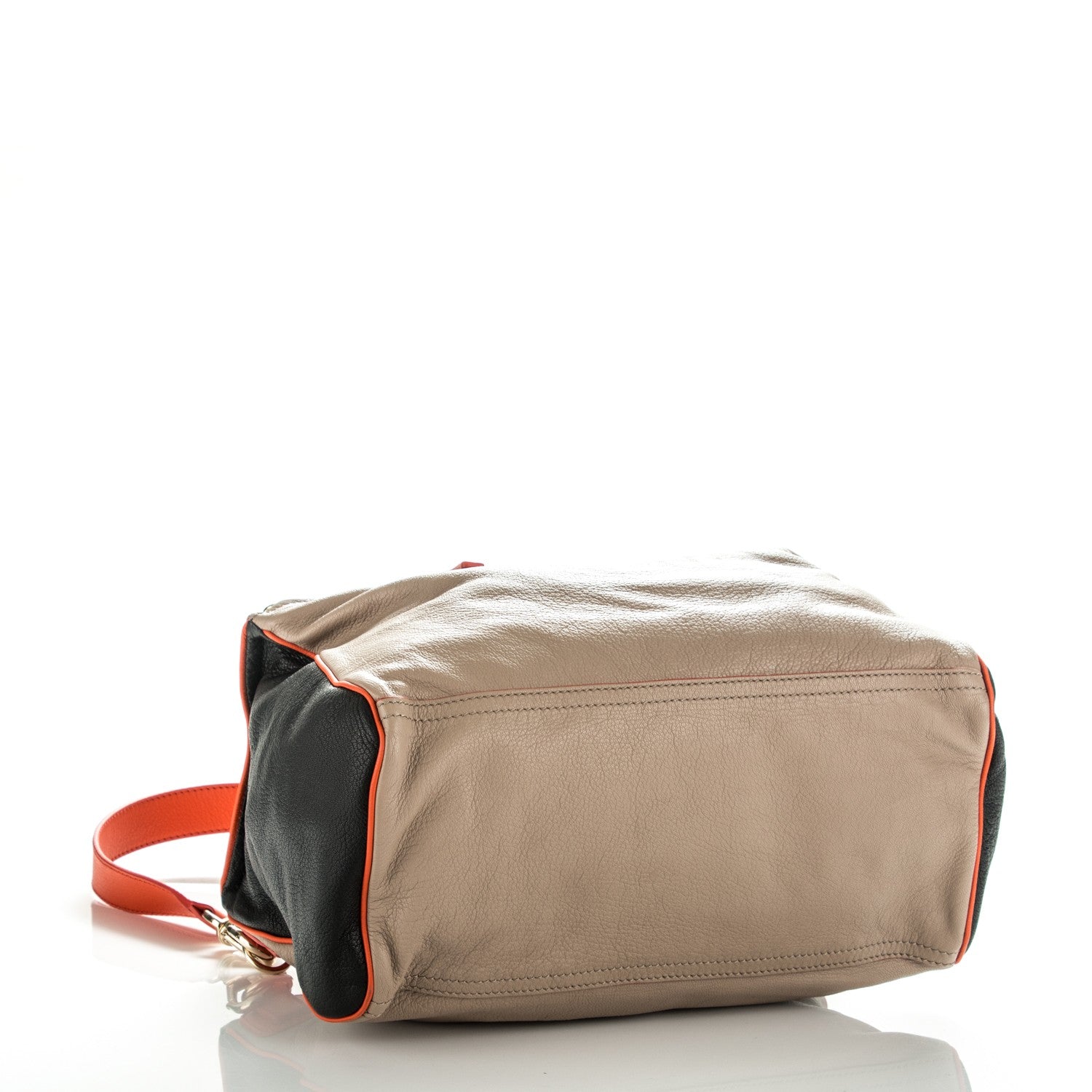 Givenchy Sugar Goatskin Large Tri-Color Pandora Taupe Black Orange 4 of 7