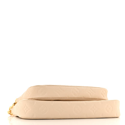 Louis Vuitton Empreinte Monogram Giant Multi Pochette Accessories Cream 4 of 11