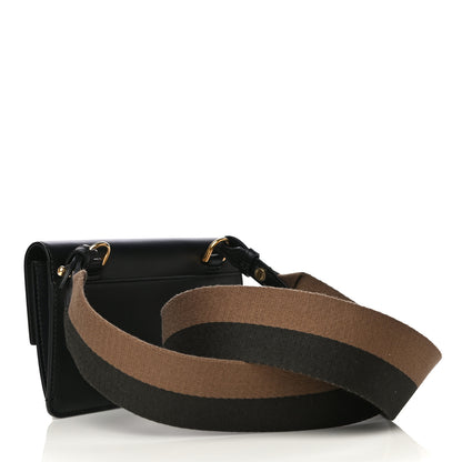 Fendi Vitello King Mini Flat Baguette Black 4 of 12