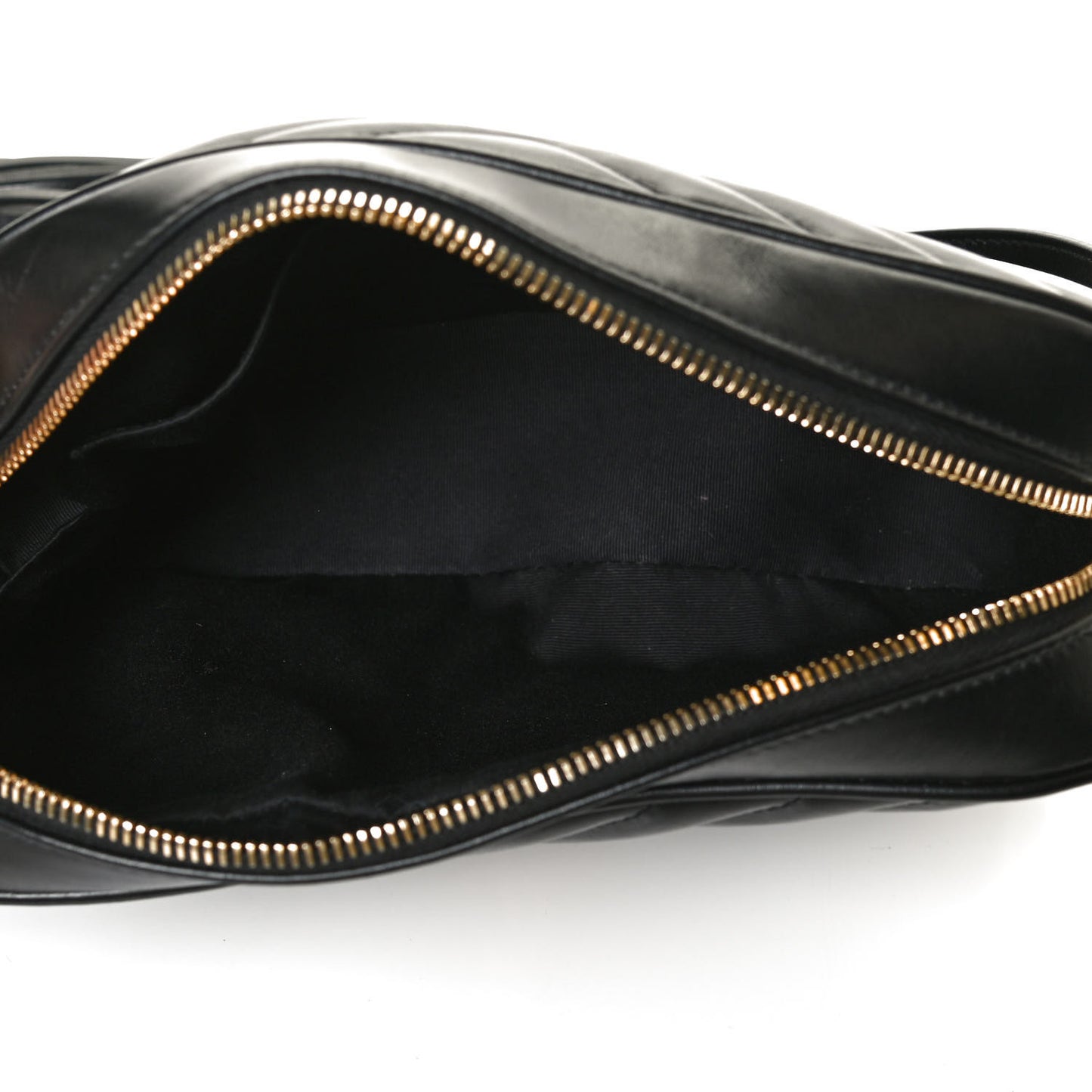 Calfskin Matelasse Monogram Lou Camera Bag Black