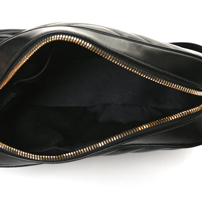 Saint Laurent Calfskin Matelasse Monogram Lou Camera Bag Black 4 of 10