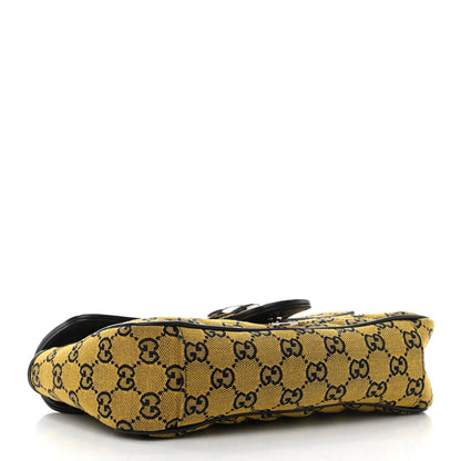 Gucci Monogram Multicolor Matelasse Diagonal Small GG Marmont Shoulder Bag Yellow Blue 4 of 11