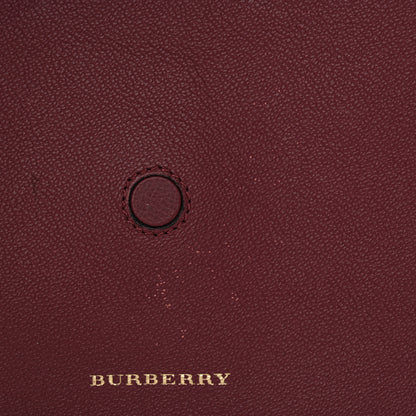 Burberry Soft Grain Medium Buckle Tote Dark Plum 19 of 25