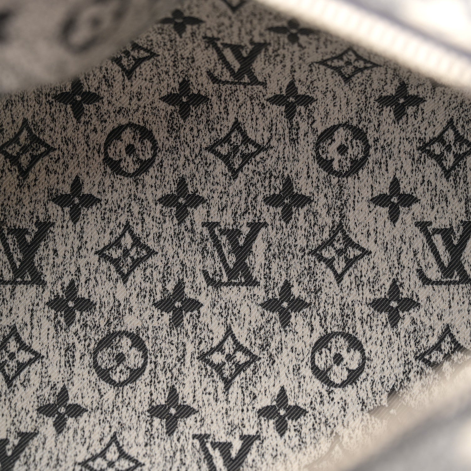 Louis Vuitton Denim Monogram Jacquard Speedy Bandouliere 25 Black 5 of 9