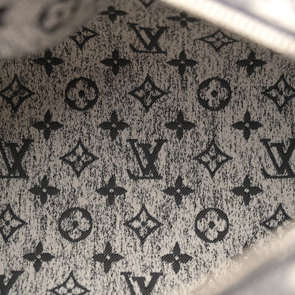 Louis Vuitton Denim Monogram Jacquard Speedy Bandouliere 25 Black 5 of 9