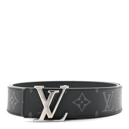 Louis Vuitton Calfskin Monogram Eclipse 40mm LV Initiales Reversible Belt 85 34 1 of 6